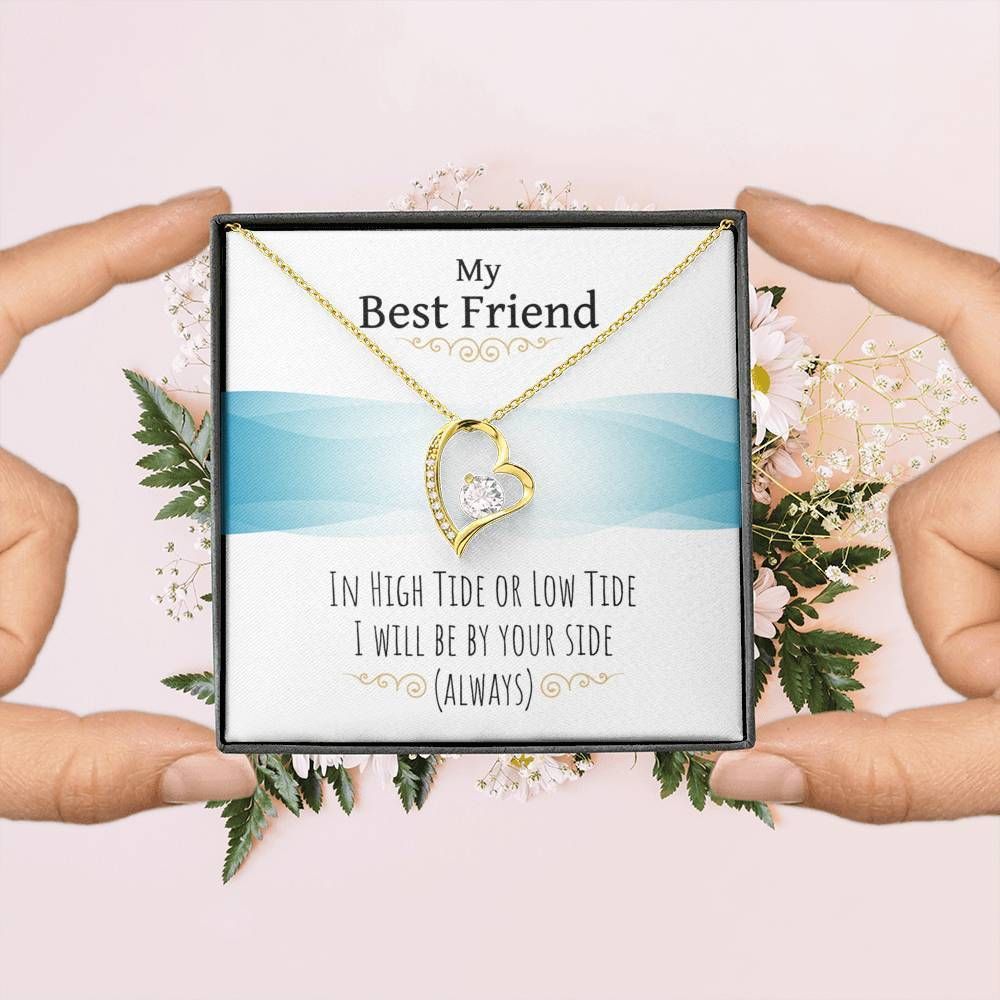 I Will Be By Your Side Gift For BFF Forever Love Necklace