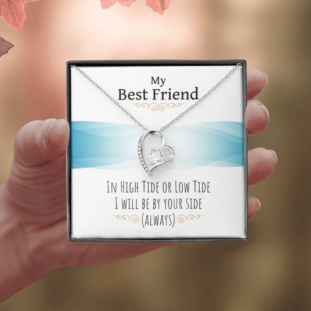 I Will Be By Your Side Gift For BFF Forever Love Necklace