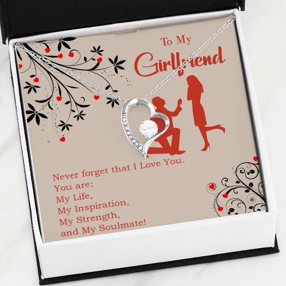 Gift For Girlfriend Never Forget That I Love You Forever Love Necklace