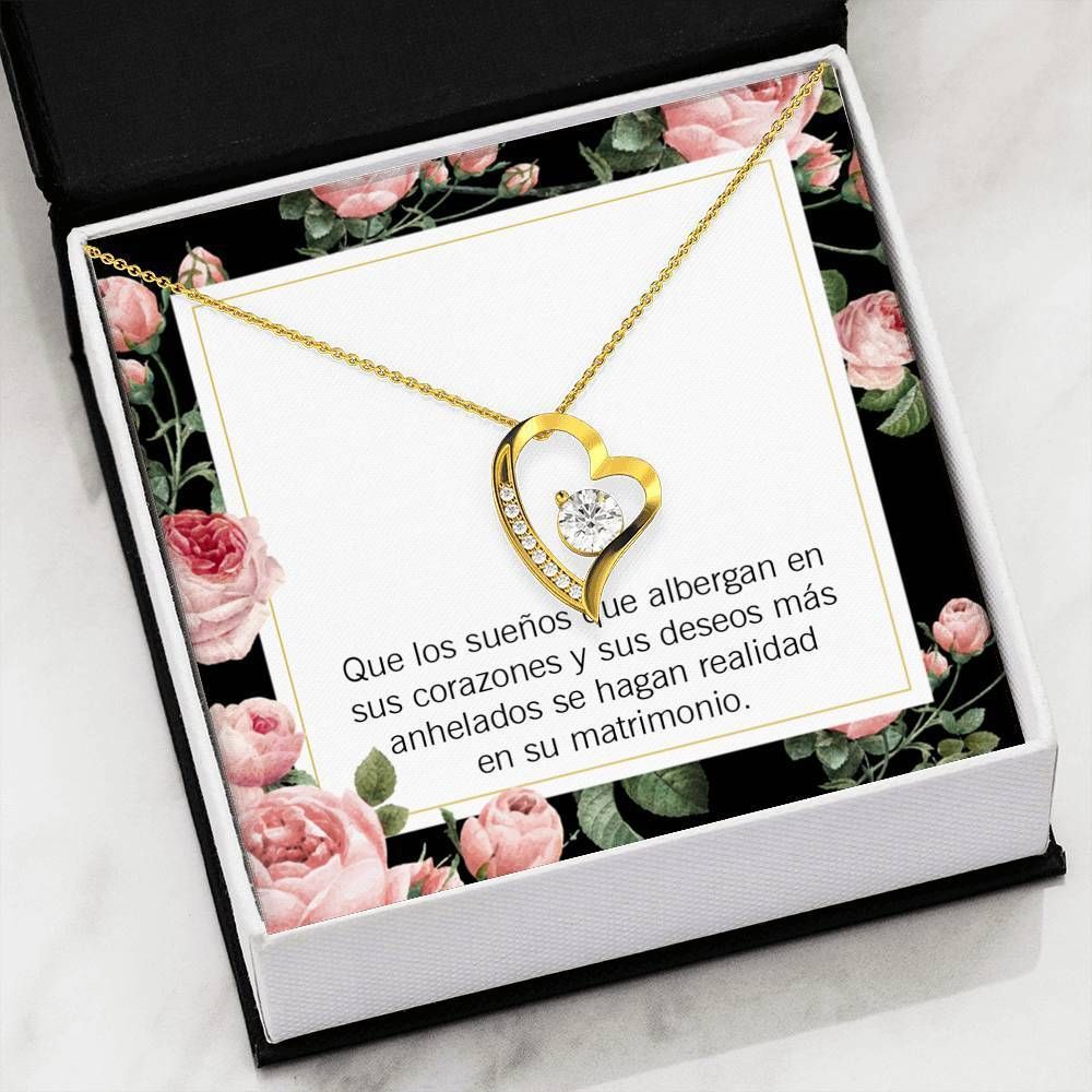 Anniversary Gift Regalo Para Prometida Forever Love Necklace