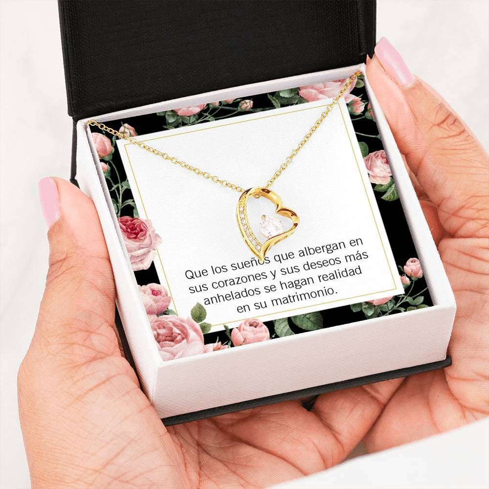 Anniversary Gift Regalo Para Prometida Forever Love Necklace