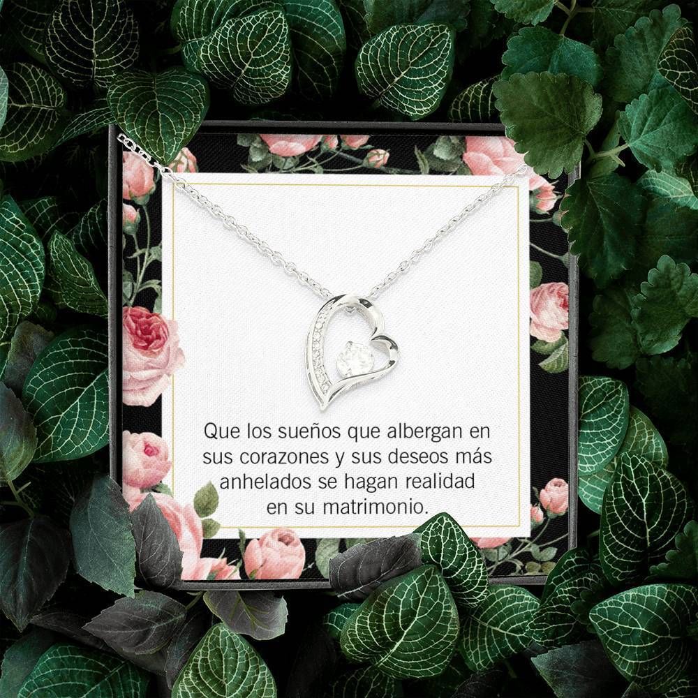 Anniversary Gift Regalo Para Prometida Forever Love Necklace