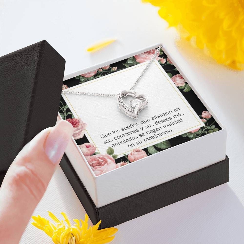 Anniversary Gift Regalo Para Prometida Forever Love Necklace