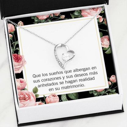 Anniversary Gift Regalo Para Prometida Forever Love Necklace