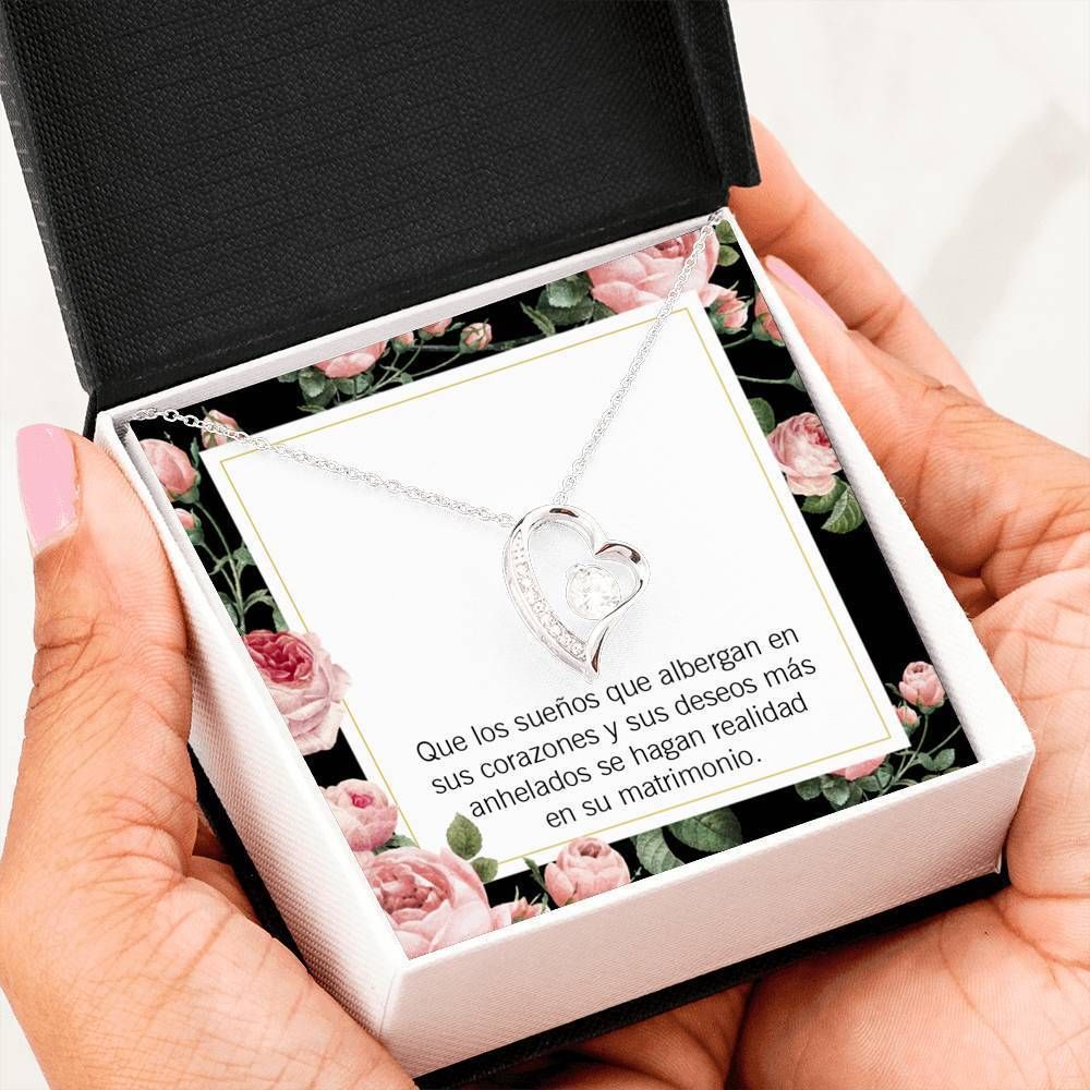 Anniversary Gift Regalo Para Prometida Forever Love Necklace