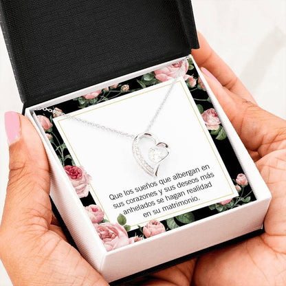 Anniversary Gift Regalo Para Prometida Forever Love Necklace