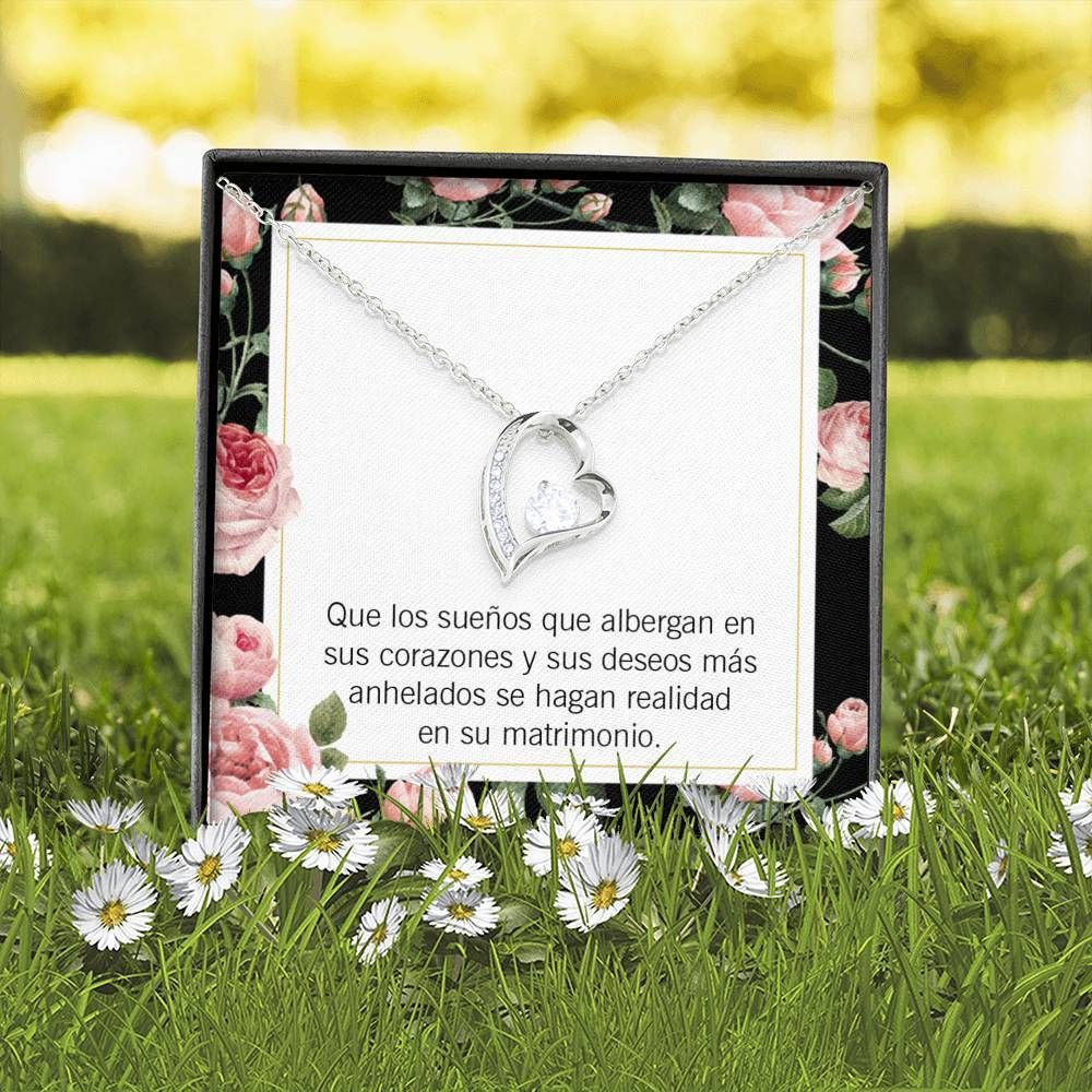 Anniversary Gift Regalo Para Prometida Forever Love Necklace