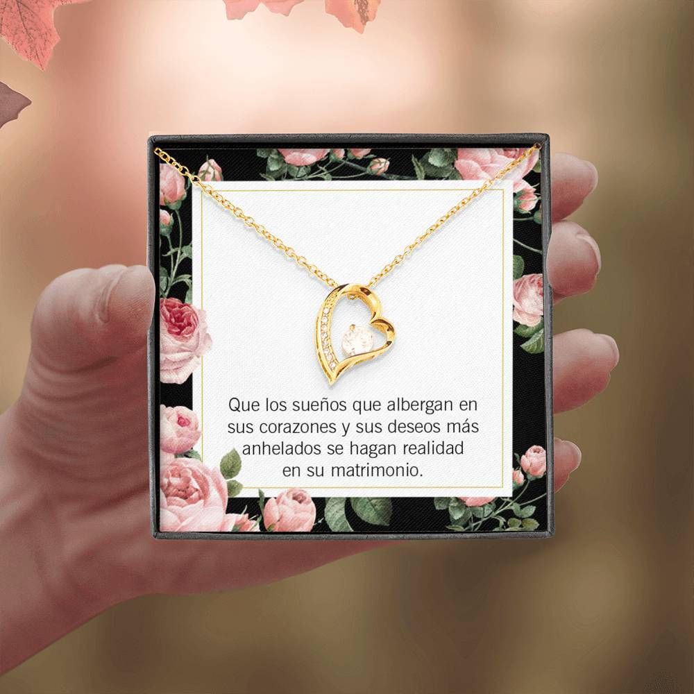 Anniversary Gift Regalo Para Prometida Forever Love Necklace