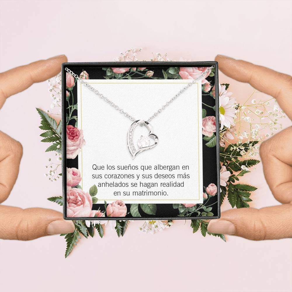 Anniversary Gift Regalo Para Prometida Forever Love Necklace