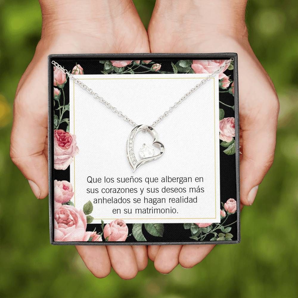 Anniversary Gift Regalo Para Prometida Forever Love Necklace