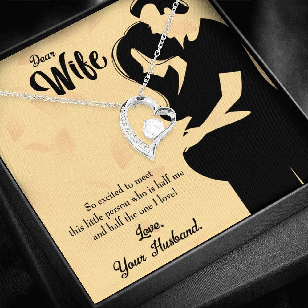 Gift For Wife Dear Wife Baby Coming Forever Love Necklace