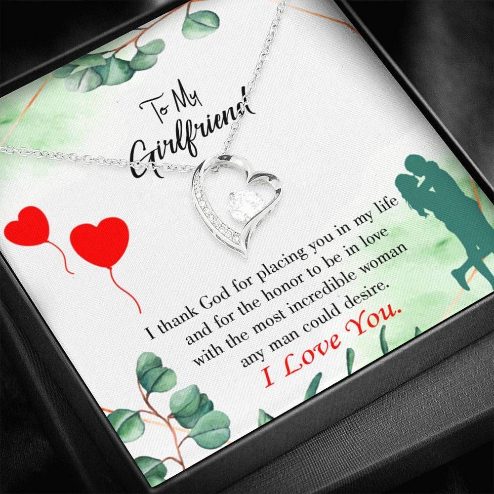 Gift For Girlfriend Placing You In My Life Forever Love Necklace