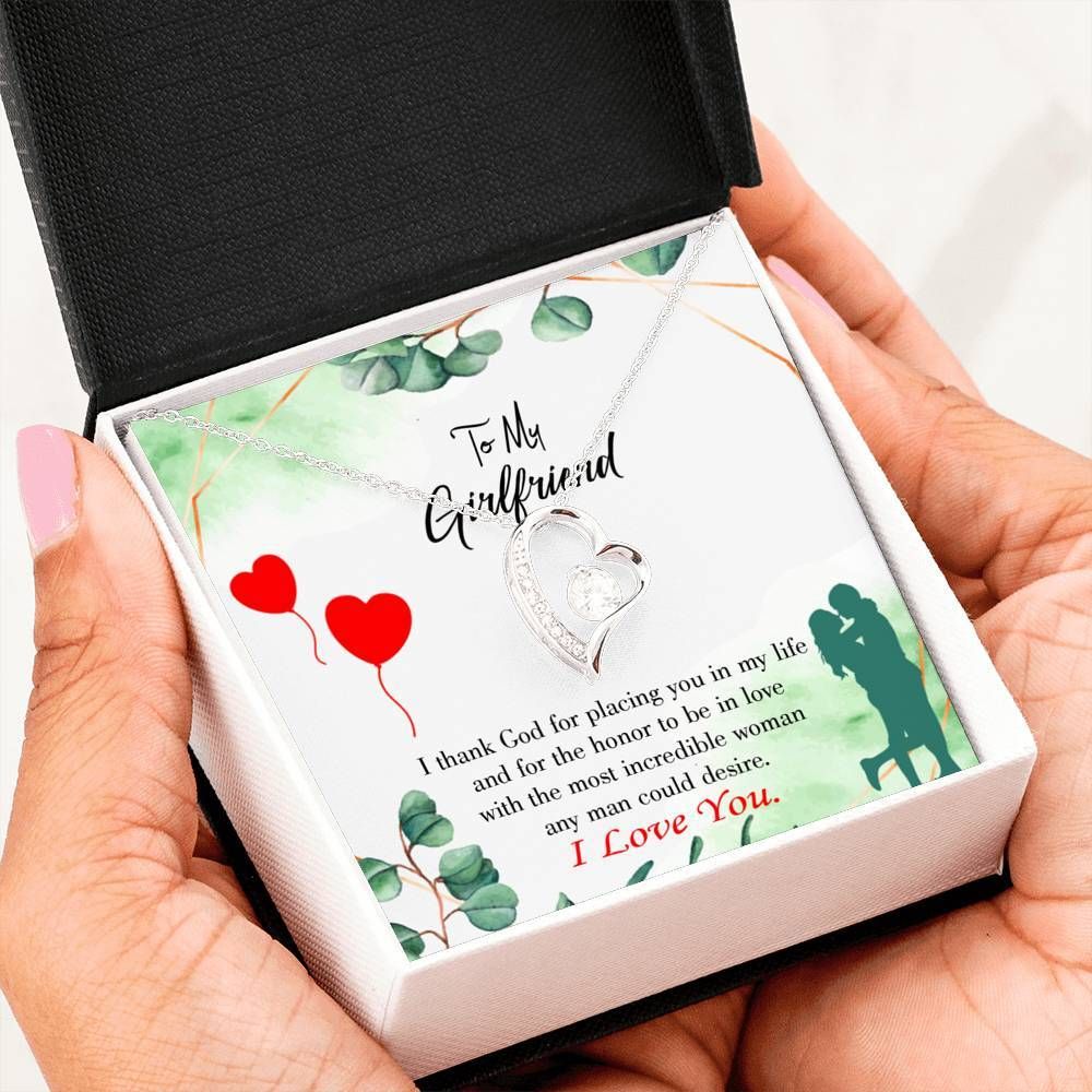 Gift For Girlfriend Placing You In My Life Forever Love Necklace