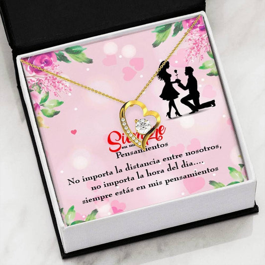 Gift For Your Lover With Love Forever Love Necklace