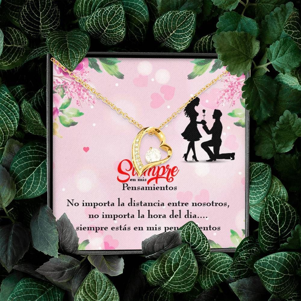 Gift For Your Lover With Love Forever Love Necklace