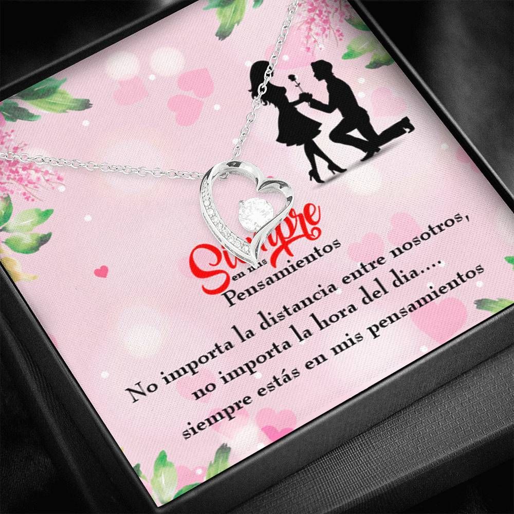 Gift For Your Lover With Love Forever Love Necklace