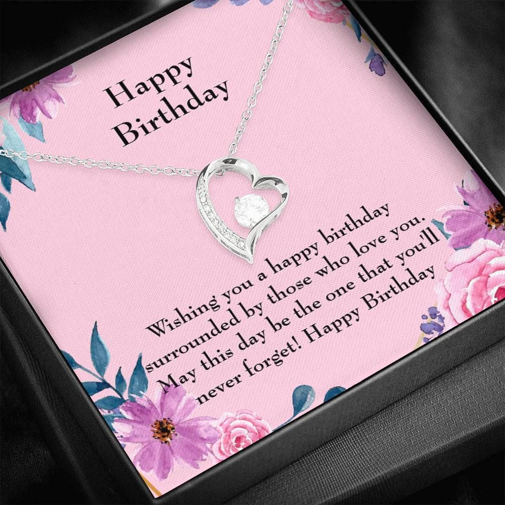 Birthday Gift May This Day Be The One Forever Love Necklace