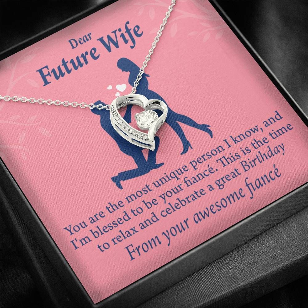 Forever Love Necklace Gift For Wife Future Wife The Most Unique Person