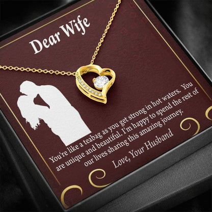 The Rest Of Our Lives Forever Love Necklace Gift For Wife Forever Love Necklace Forever Love Necklace