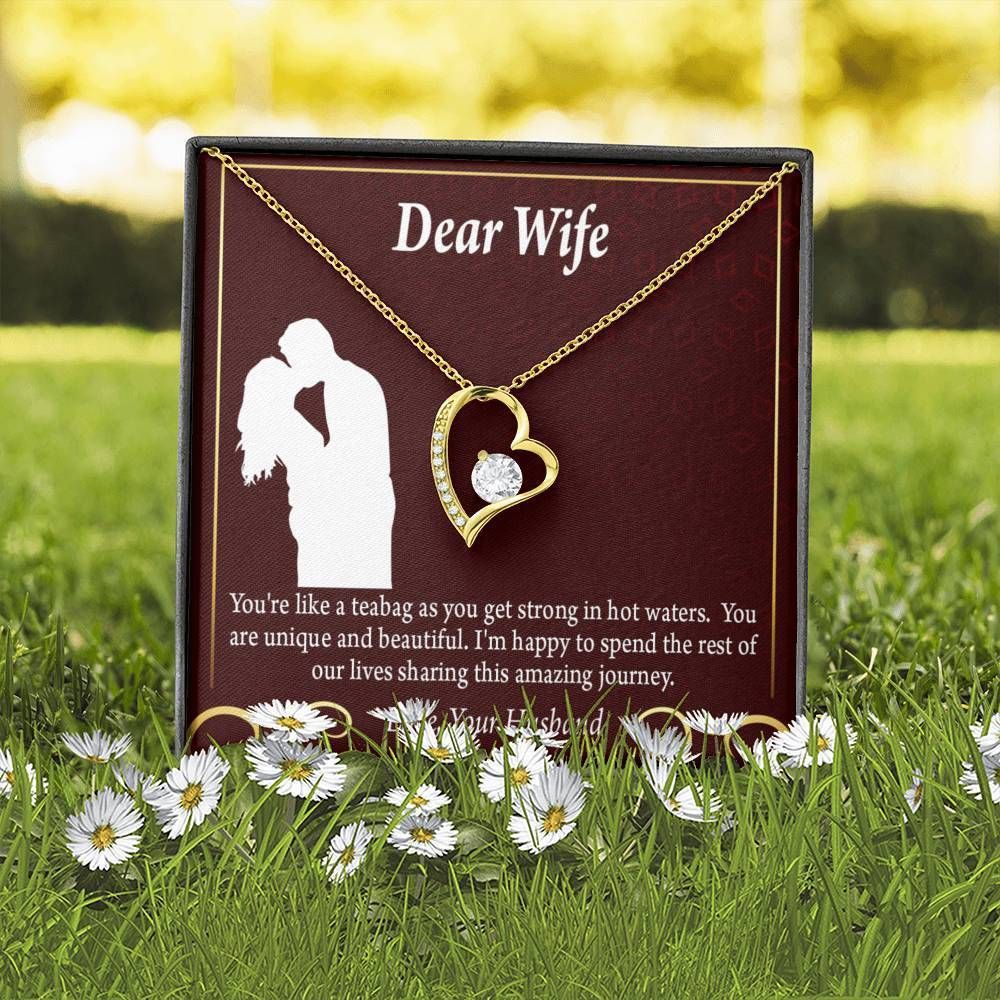 The Rest Of Our Lives Forever Love Necklace Gift For Wife Forever Love Necklace Forever Love Necklace