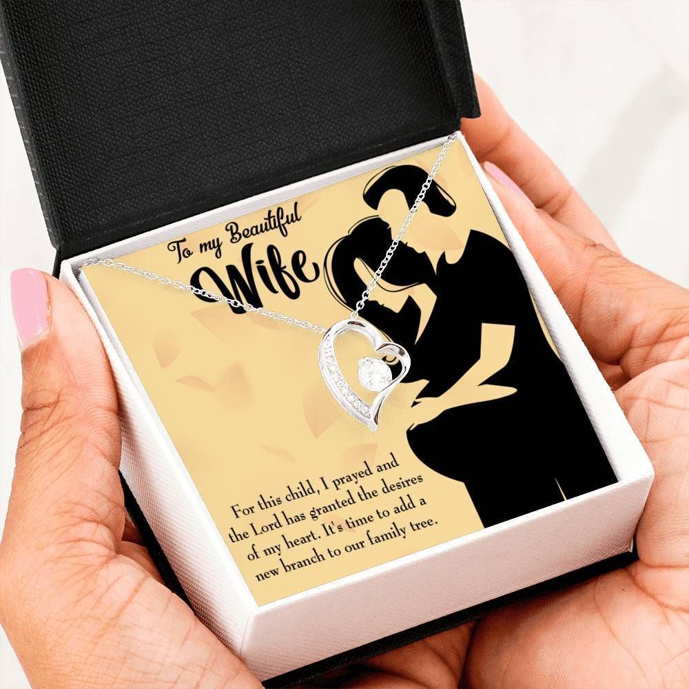 It's Time To Add A Branch To Our Family Gift For Wife 18K Gold Forever Love Necklace