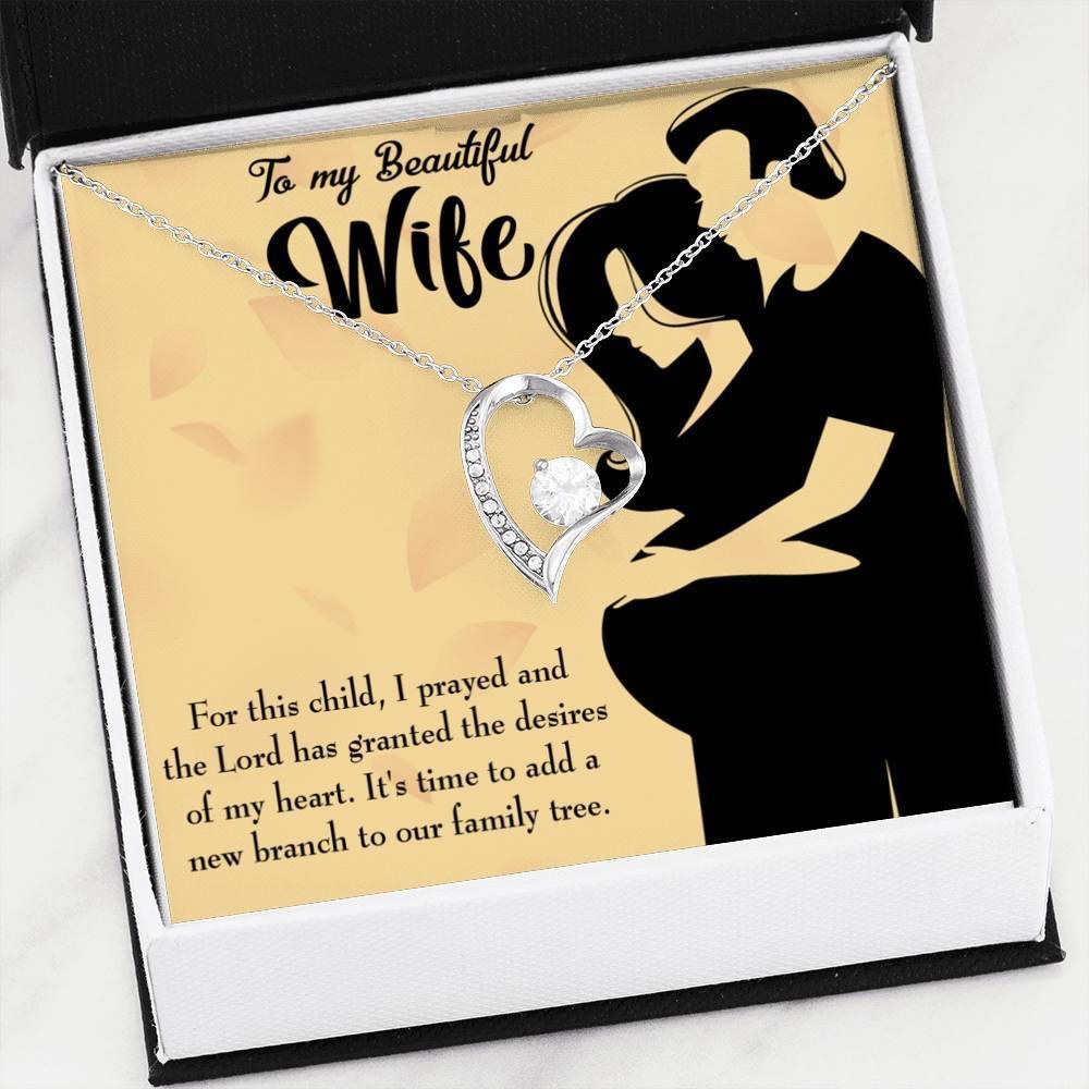 It's Time To Add A Branch To Our Family Gift For Wife 18K Gold Forever Love Necklace