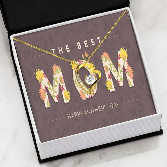 The Best Mom Flower Decoration Gift For Mom Forever Love Necklace