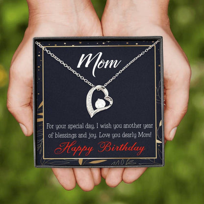 Mom Birthday Gift Special Day Blessings And Joy Forever Love Necklace