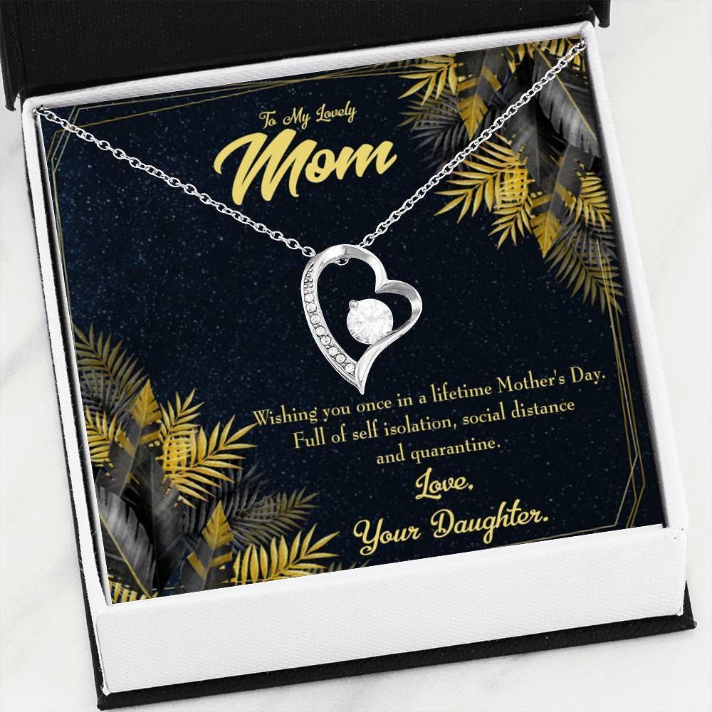 Wishing You Once In A Lifetime Forever Love Necklace Gift For Mom