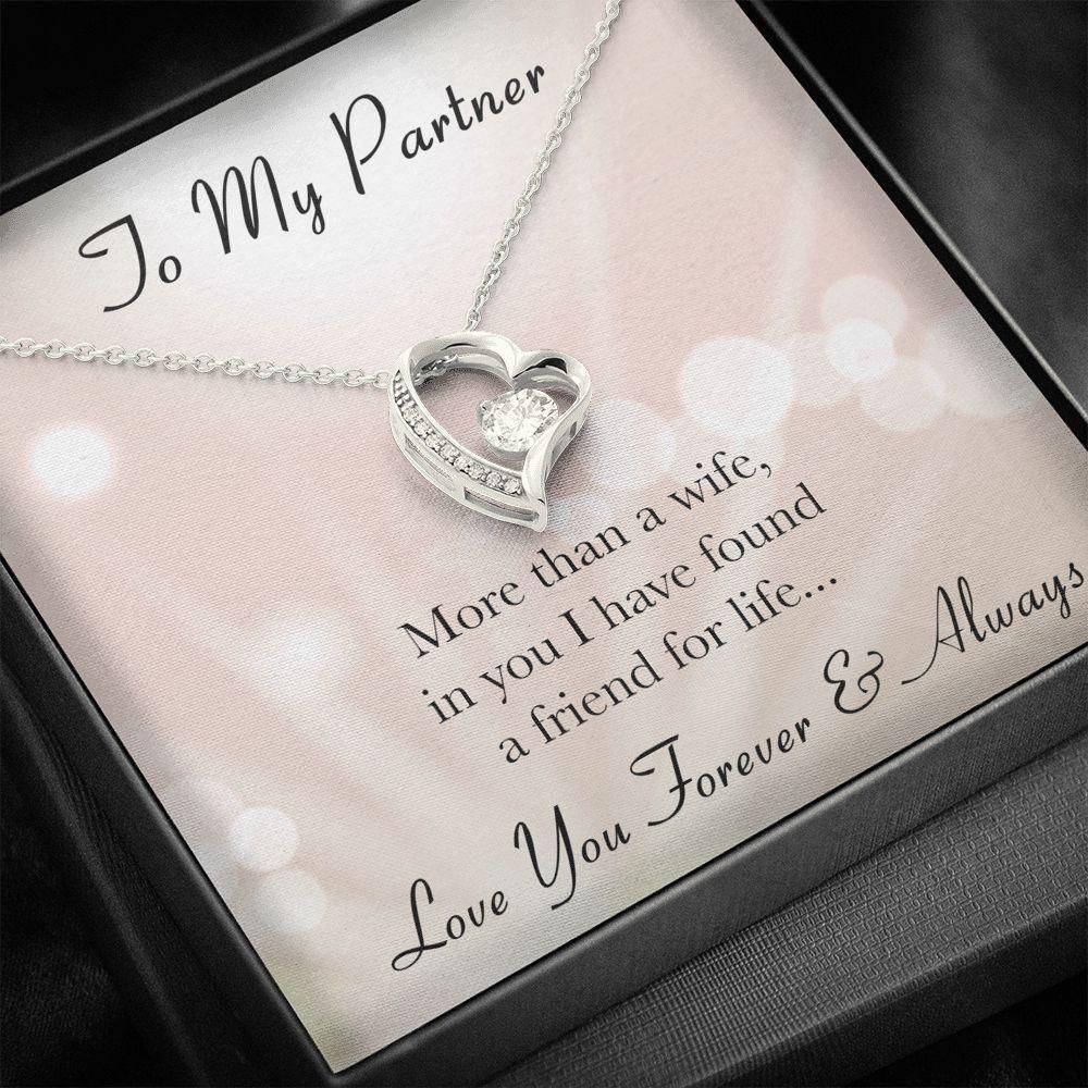 Love You Forever And Always Gift For Partner Forever Love Necklace