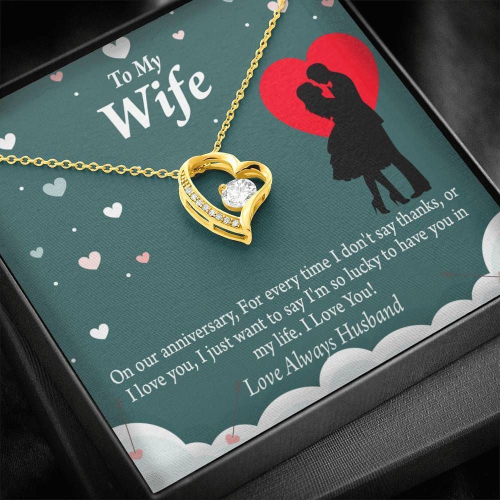 Love Always Gift For Wife Forever Love Necklace