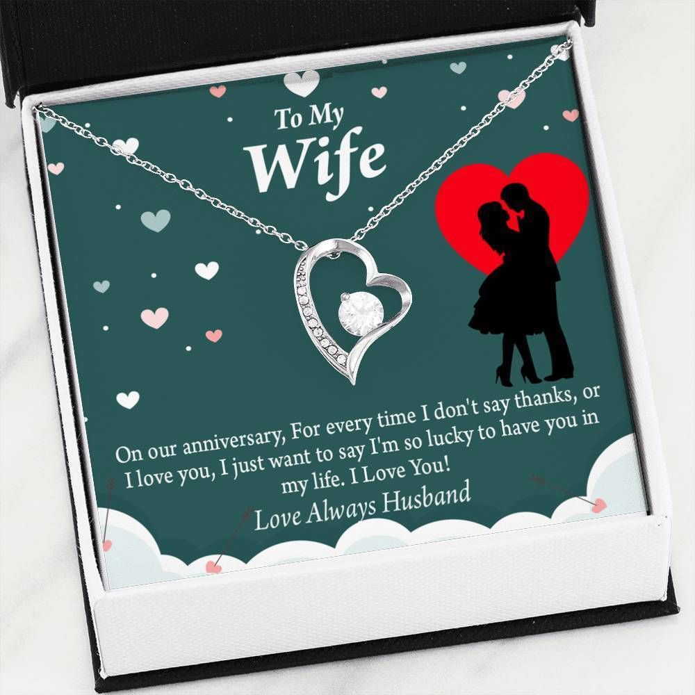 Love Always Gift For Wife Forever Love Necklace