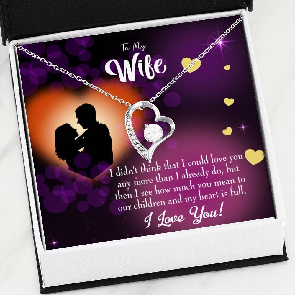 My Heart Is Full Gift For Wife 18K Gold Forever Love Necklace