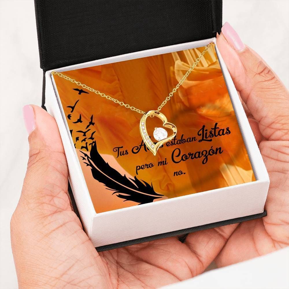 Tus Alas Estaban Listas Gift For Your Lover Forever Love Necklace