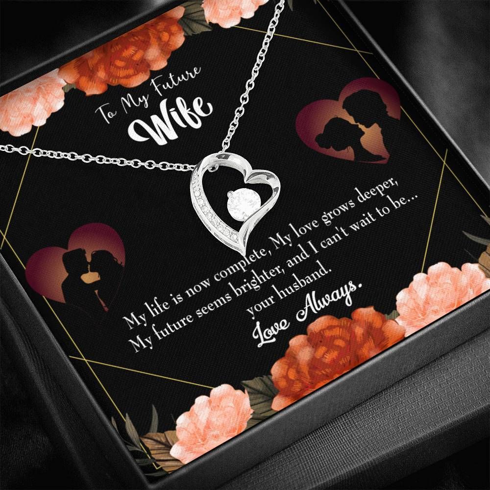 Love Always Gift For Wife 18K Gold Forever Love Necklace