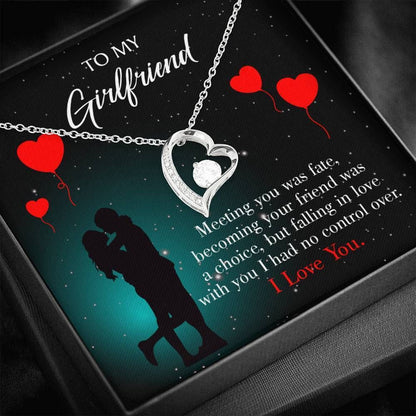 Meeting You Was Fate Gift For Girlfriend Forever Love Necklace