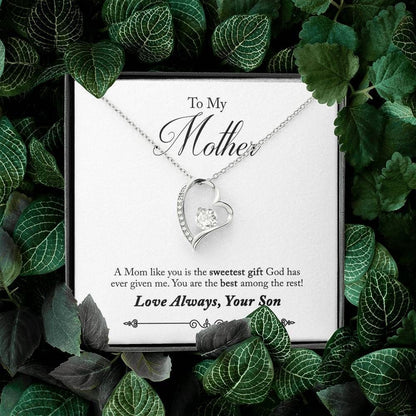 You Are The Best Among The Rest Gift For Mom Forever Love Necklace