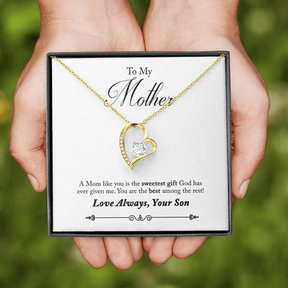 You Are The Best Among The Rest Gift For Mom Forever Love Necklace