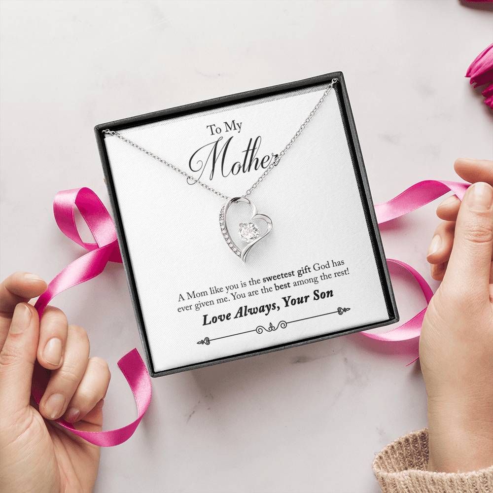 You Are The Best Among The Rest Gift For Mom Forever Love Necklace