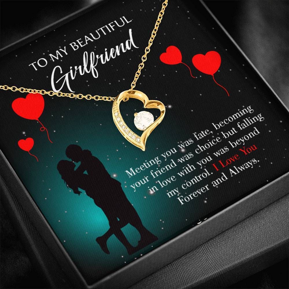 Falling In Love With You Gift For Girlfriend Forever Love Necklace