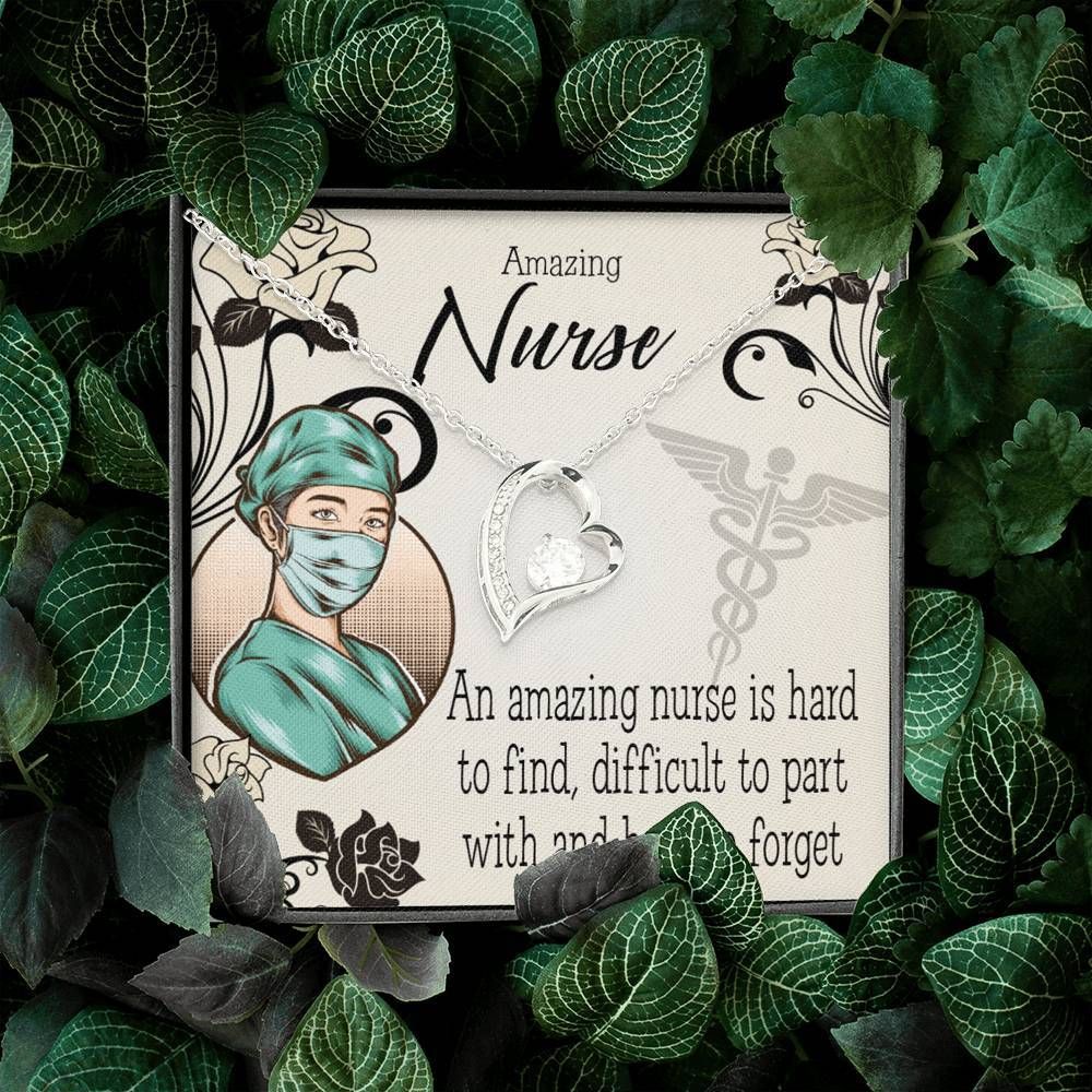 An Amazing Nurse Is Hard To Find Forever Love Necklace