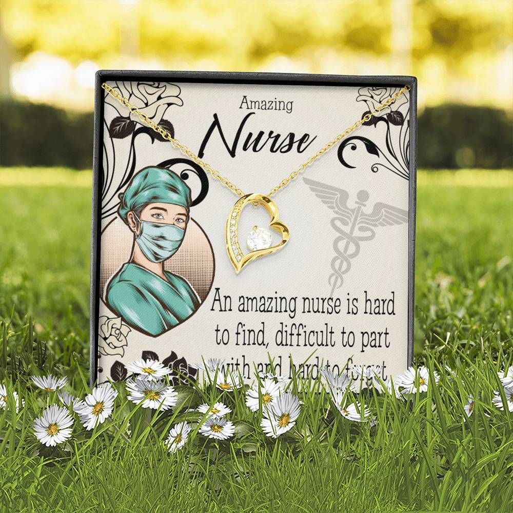 An Amazing Nurse Is Hard To Find Forever Love Necklace