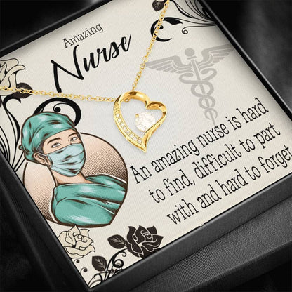 An Amazing Nurse Is Hard To Find Forever Love Necklace