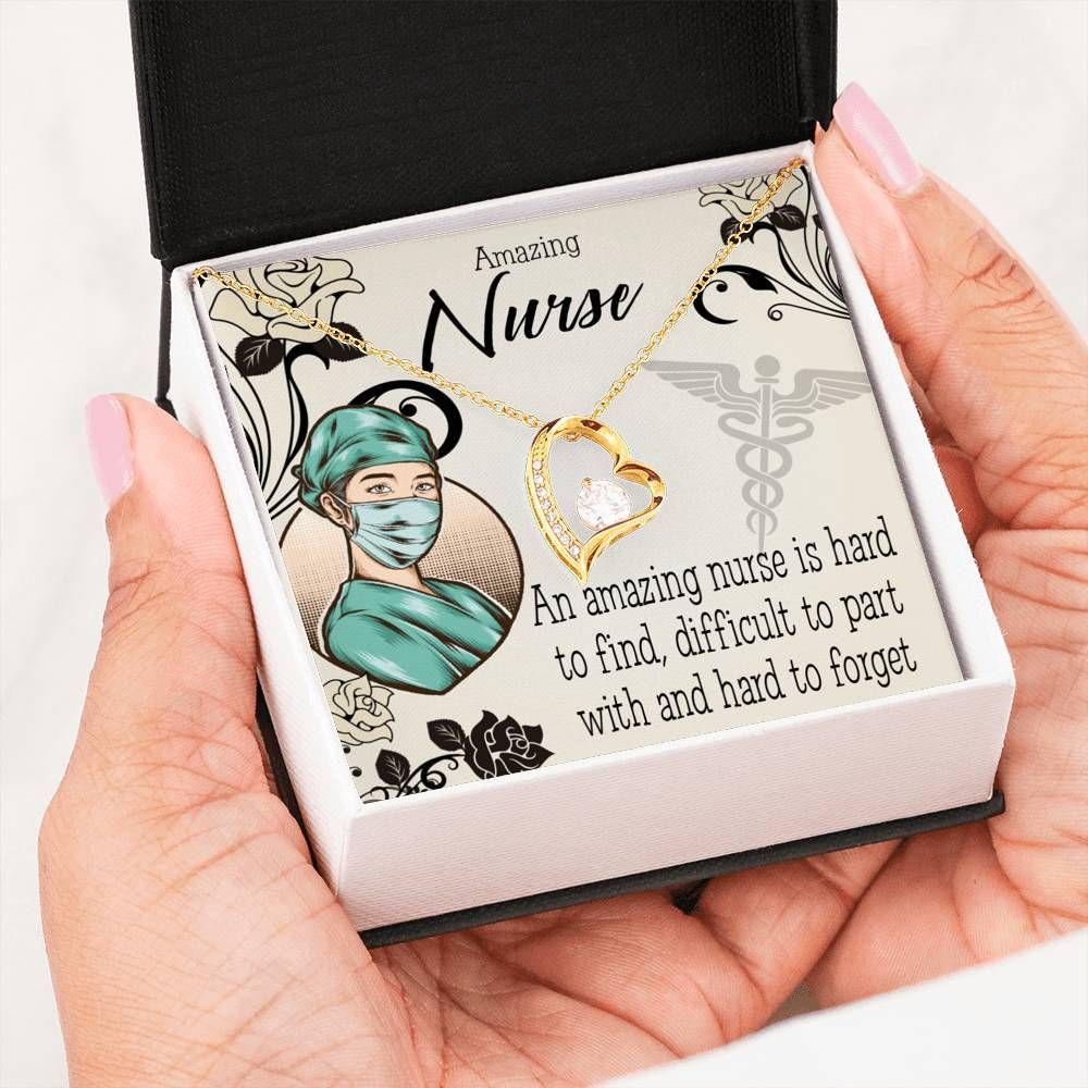 An Amazing Nurse Is Hard To Find Forever Love Necklace