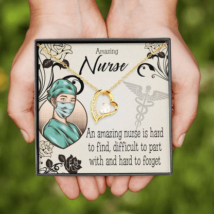 An Amazing Nurse Is Hard To Find Forever Love Necklace