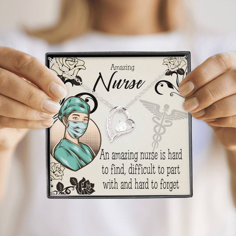 An Amazing Nurse Is Hard To Find Forever Love Necklace