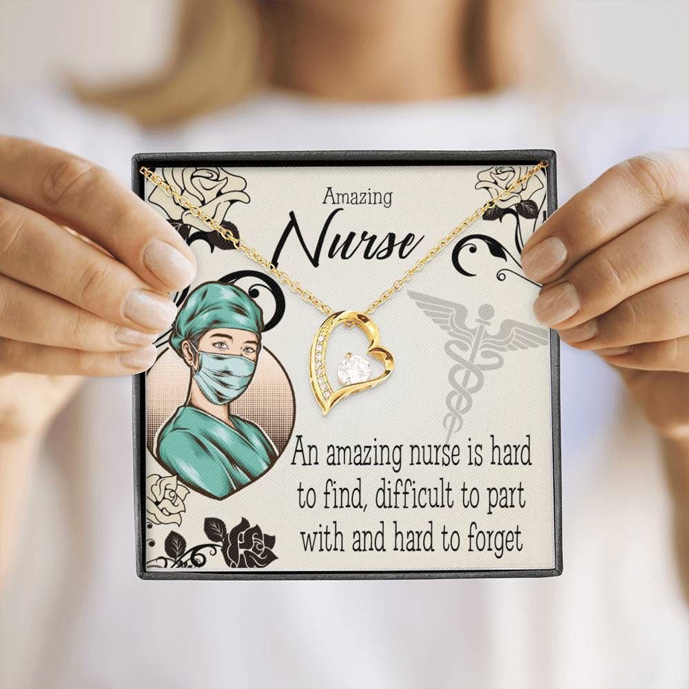 An Amazing Nurse Is Hard To Find Forever Love Necklace