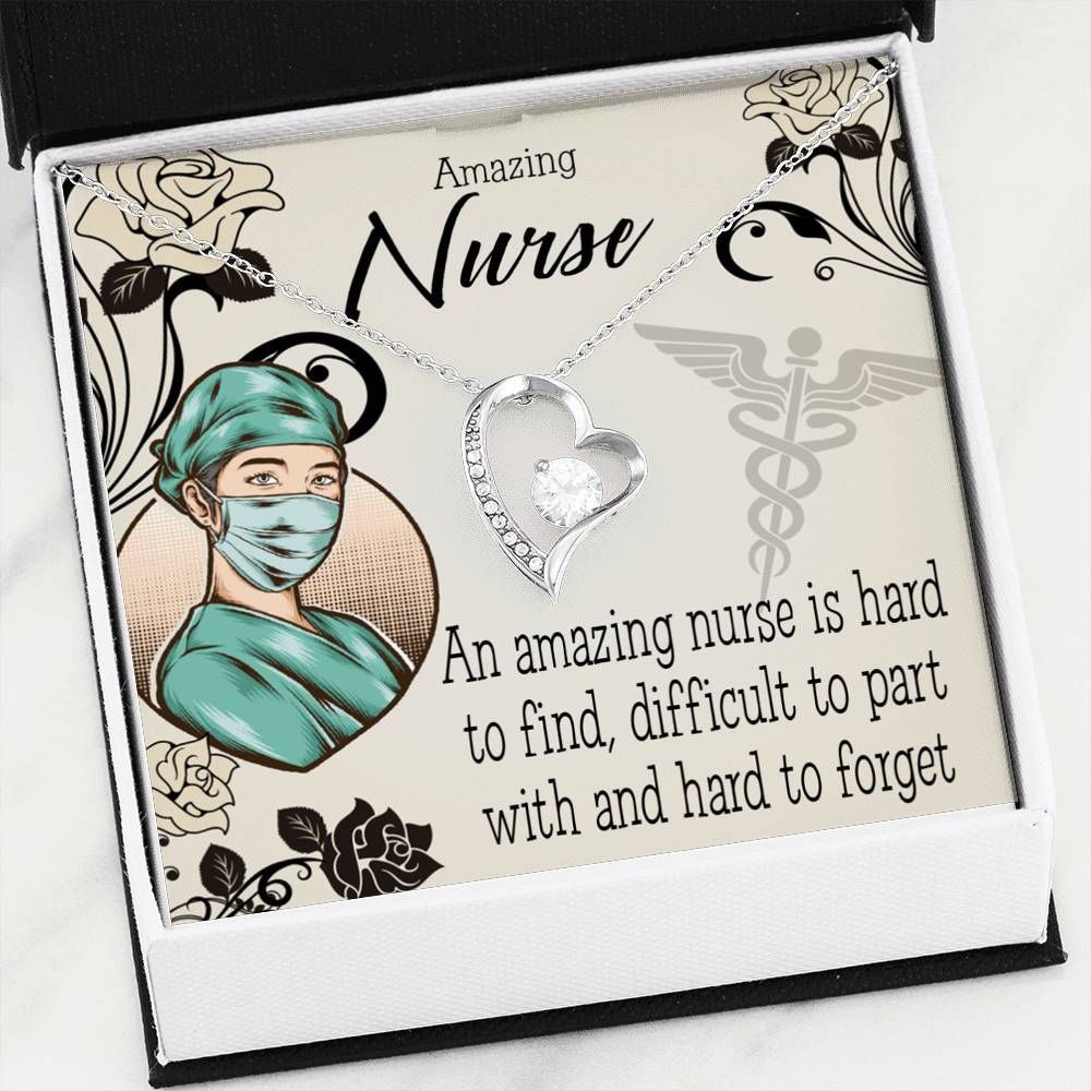 An Amazing Nurse Is Hard To Find Forever Love Necklace