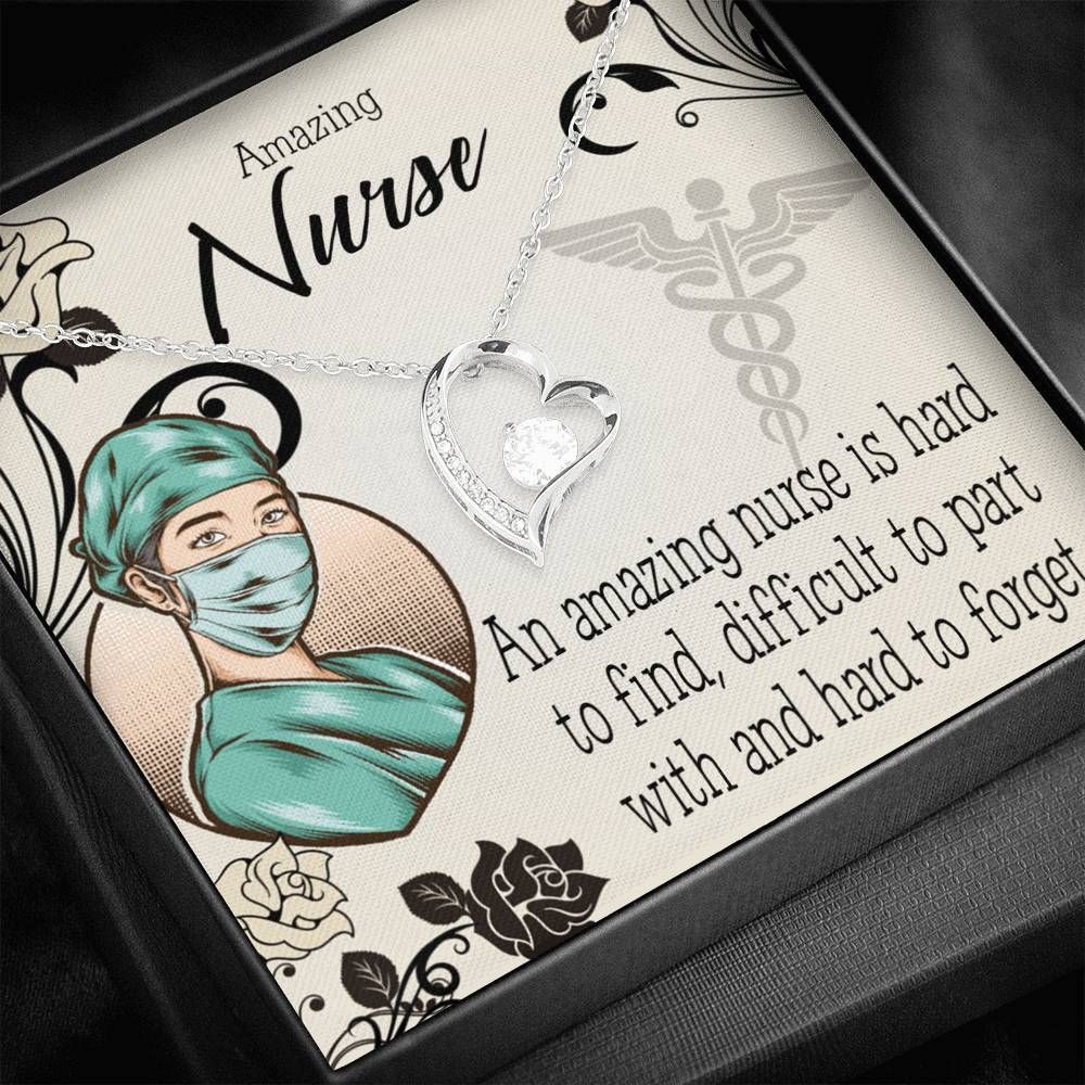 An Amazing Nurse Is Hard To Find Forever Love Necklace