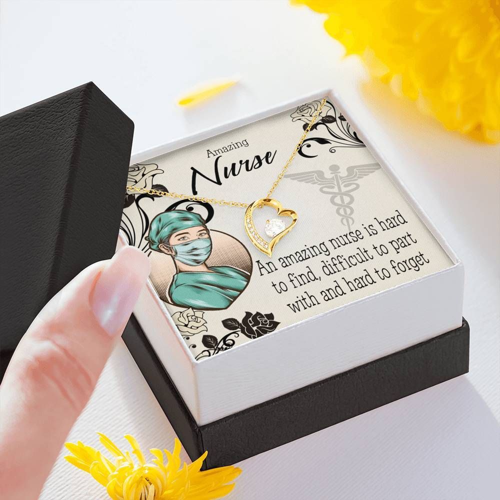 An Amazing Nurse Is Hard To Find Forever Love Necklace